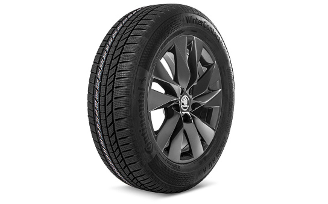 Škoda kompletní zimní kolo Trifid 17" pro Kodiaq II - pravá strana