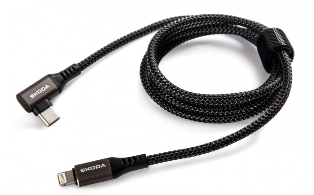 Škoda nabíjecí a datový kabel USB-C na Apple Lightning