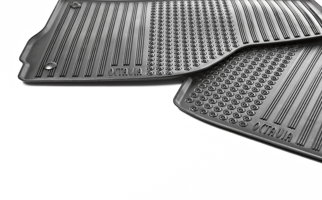 Koberce gumové přední Škoda Octavia II 2008-2013