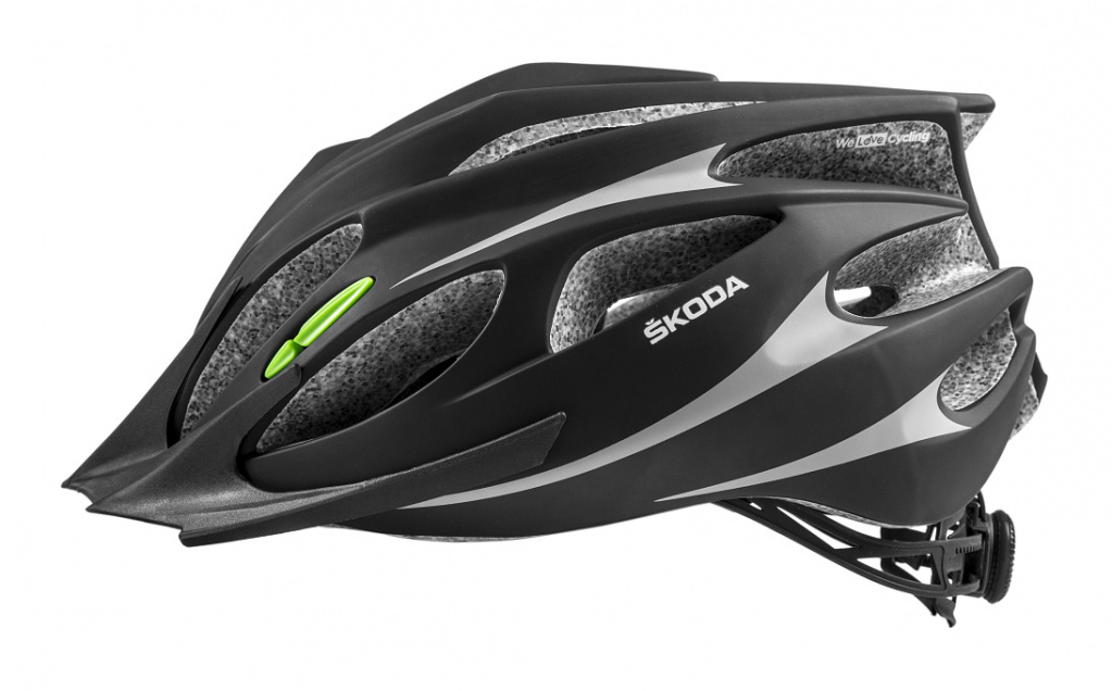 Škoda cyklistická helma černá S/M