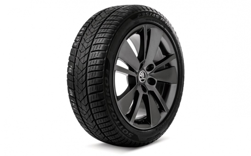 Škoda kompletní zimní kolo ZENITH 18" pro Superb III - levá strana