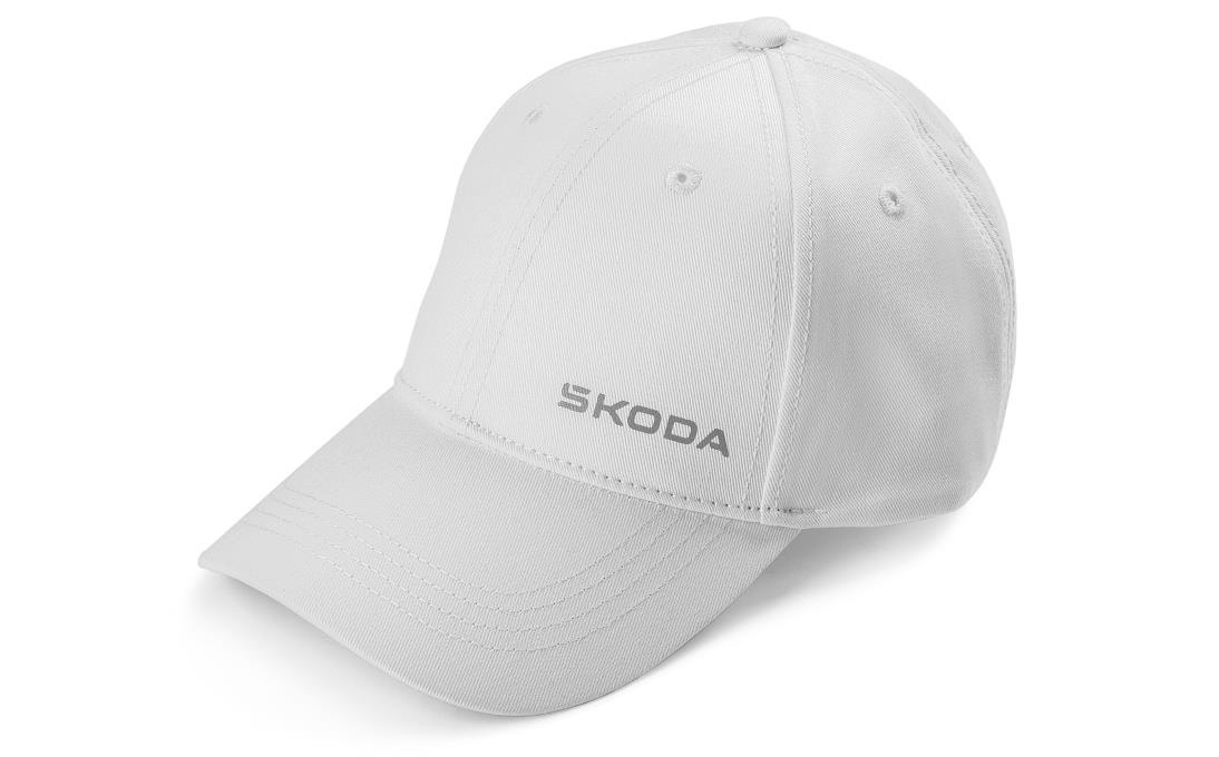 Škoda kšiltovka bílá
